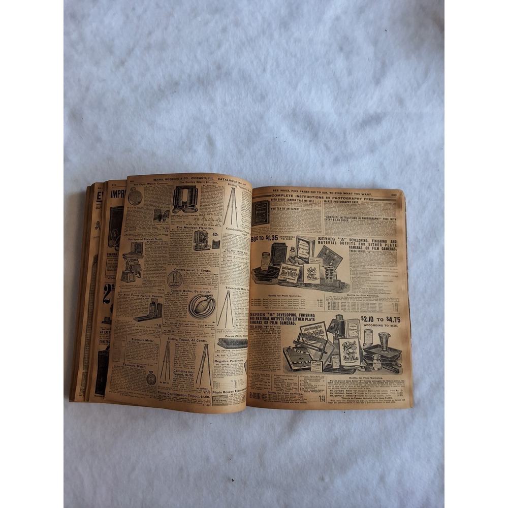 Vintage 1908 Sears Roebuck Catalogue No 117 Great Price Maker 1969 Replica Book - Picture 3 of 9